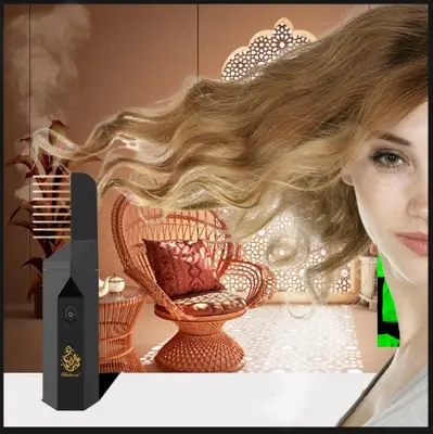 مبخرة كهربائية محمولة - أسود